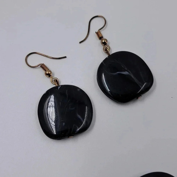 Fashion Accessories | Black Statement | Gold Accent beads | 2 piece set - Picture 3 of 4